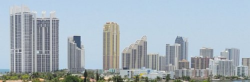 Florida - Sunny Isles Beach felhőkarcolói