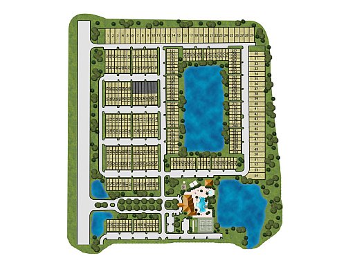 Paradise Palms - nyaraló rezidenciák - Térkép